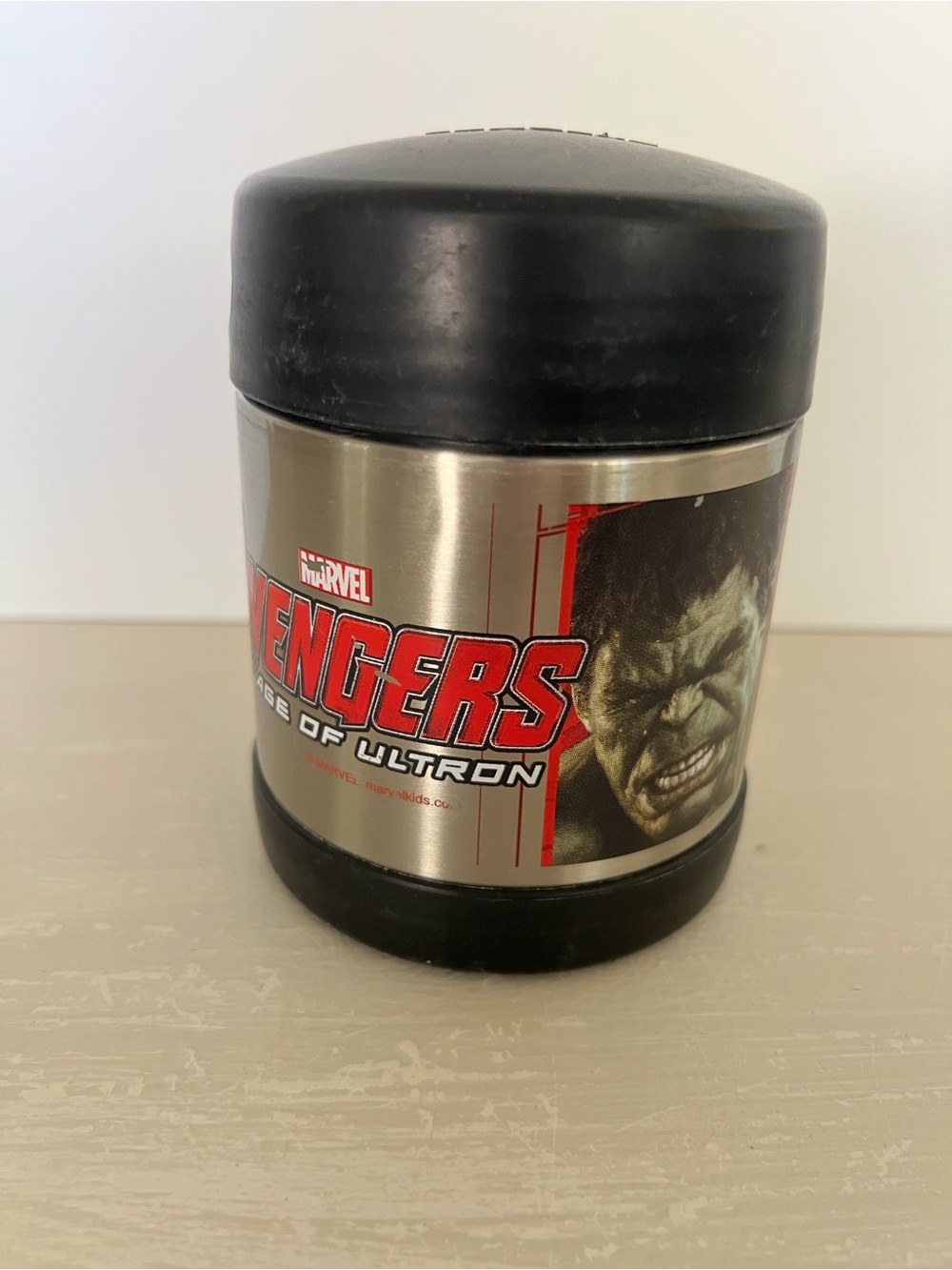 Marvel Avengers Age of Ultron Hulk Stainless Steel Lunch Canister Food Thermos
